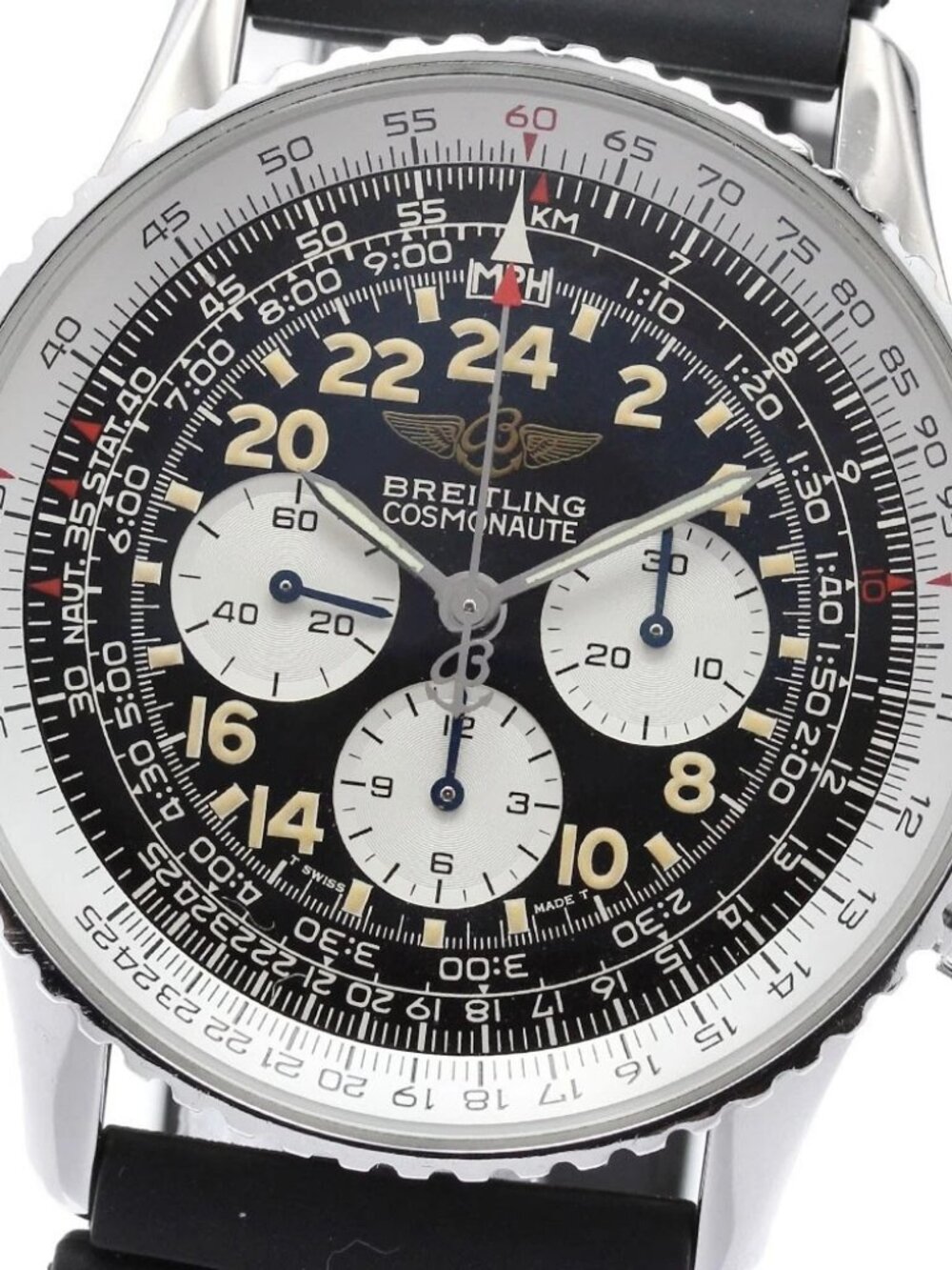 BREITLING Navitimer Cosmonaute A12022 Chronograph Hand Winding Men's_956807